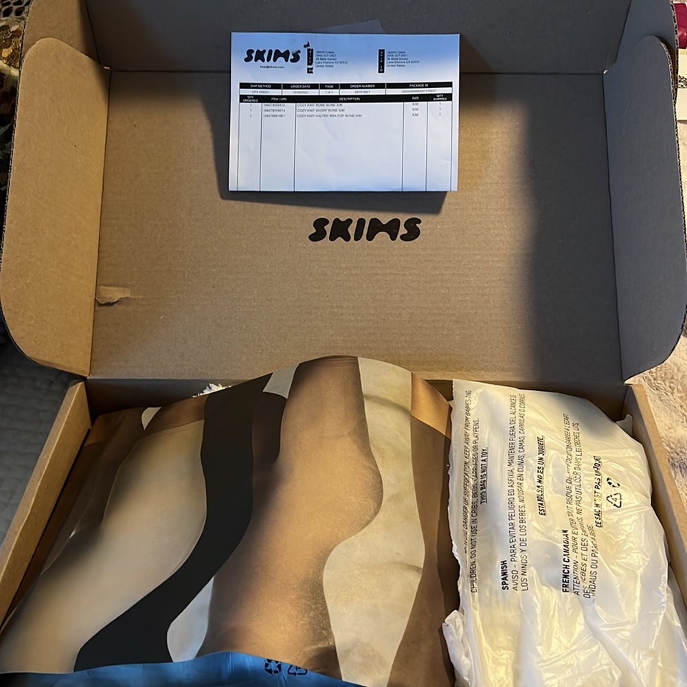 Skims cozy knit collection